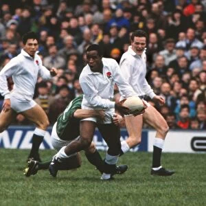 Englands Chris Oti - 1988 Five Nations