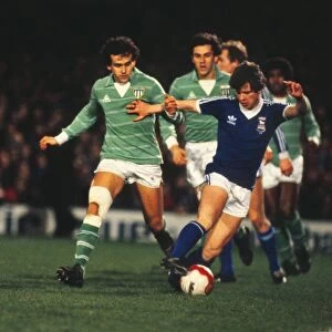 Ipwichs Kevin O Callaghan and St Etiennes Michel Platini