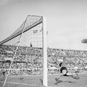 Jimmy Greaves scores for England against Italy at 1961 +