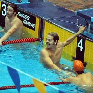 John Naber at the 1976 Montreal Olympics