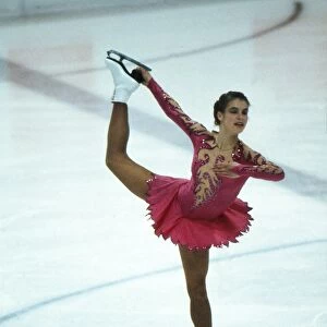 Katarina Witt at the 1984 Sarajevo Winter Olympics