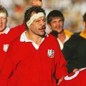 Lions captain Bill Beaumont - 1980 British Lions Tour to South Africa