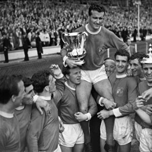 English football Metal Print Collection: 1963 FA Cup Final - Manchester United 3 Leicester City 1
