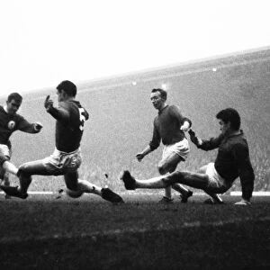 Manchester United goalkeeper Pat Dunne makes a save against Liverpool at Anfield