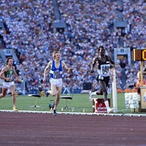 Miruts Yifter wins the 5000m gold at the 1980 Moscow Olympics