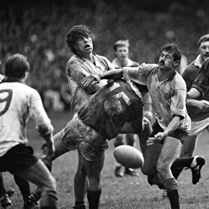 Murray Mexted plays for The Rest against the British Lions in 1986
