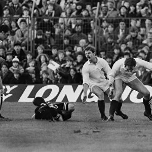 Murray Mexted scores for the All Blacks against Scotland in 1979