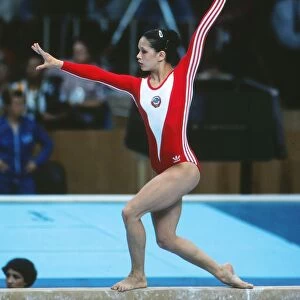 Nellie Kim at the 1980 Moscow Olympics