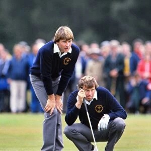 Nick Faldo and Peter Oosterhuis - 1981 Ryder Cup