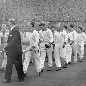 Nottingham Forest walk-out at Wembley - 1959 FA Cup Final