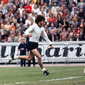 Paul Breitner on the ball in the Euro 72 final