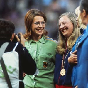 The pentathlon medal winners at the 1972 Munich Olympics