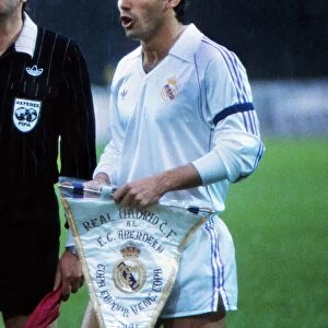 Real Madrid captain Juanito - 1983 Cup Winners Cup Final