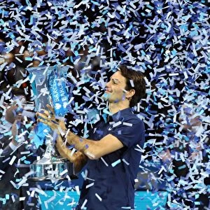 Roger Federer wins the ATP World Finals at the 02