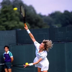 Tennis - Wimbledon Championships 1987 Ladies Singles First Round - Anne Hobbs vs