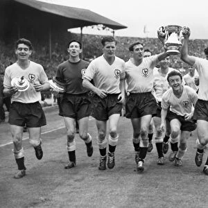 English football Canvas Print Collection: 1961 FA Cup Final - Tottenham Hotspur 2 Leicester City 0