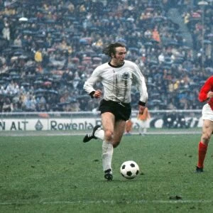 West Germanys Gunter Netzer on the ball in 1972