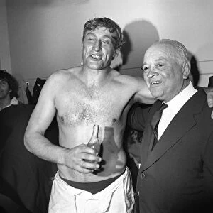 Willie John McBride and Danie Craven after the Third Test of the 1974 British Lions Tour
