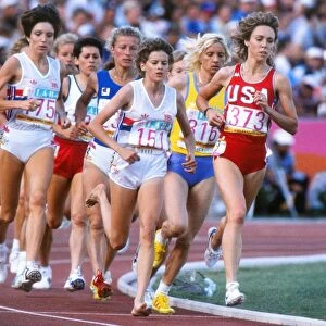 The womens 3000m final at the 1984 Los Angeles Olympics