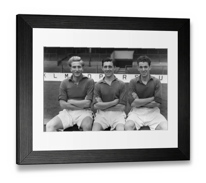 Framed Print : Dave Hickson, Hampson, McNamara - Everton