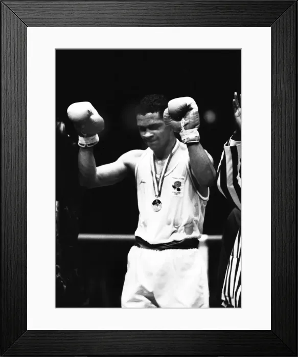 Framed Print : Brisbane Commonwealth Games - Boxing Framed Print : Brisbane Commonwealth Games - Boxing
