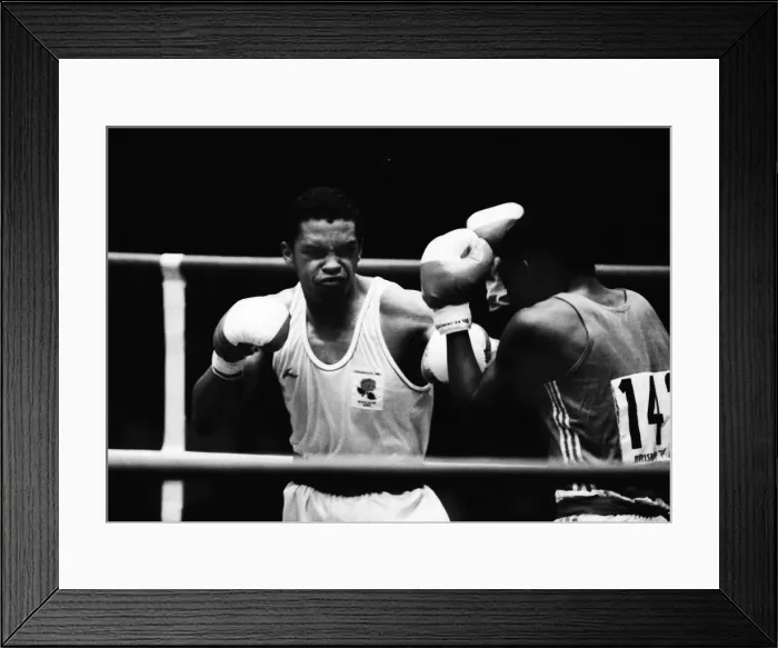 Framed Print : Brisbane Commonwealth Games - Boxing Framed Print : Brisbane Commonwealth Games - Boxing