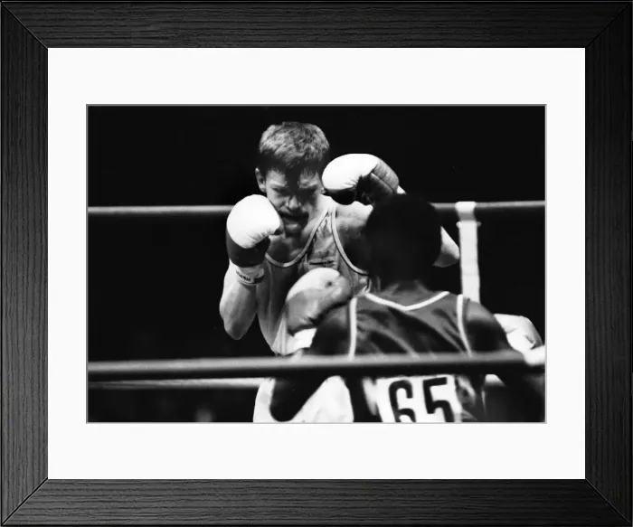 Framed Print : Brisbane Commonwealth Games - Boxing Framed Print : Brisbane Commonwealth Games - Boxing