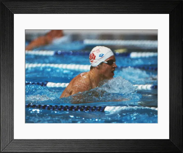 Framed Print : Brisbane Commonwealth Games - Swimming
