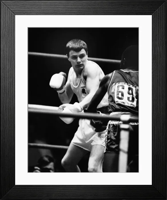 Framed Print : Brisbane Commonwealth Games - Boxing Framed Print : Brisbane Commonwealth Games - Boxing