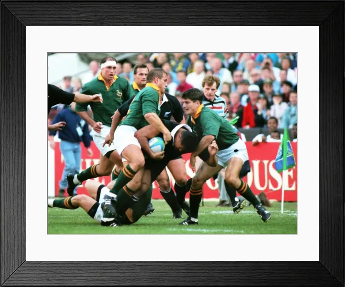 Framed Print : RWC Final: SA 15 NZ 12 [aet]