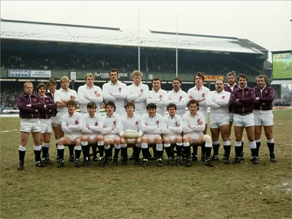 England team that defeated Ireland in the 1986 Five Nations