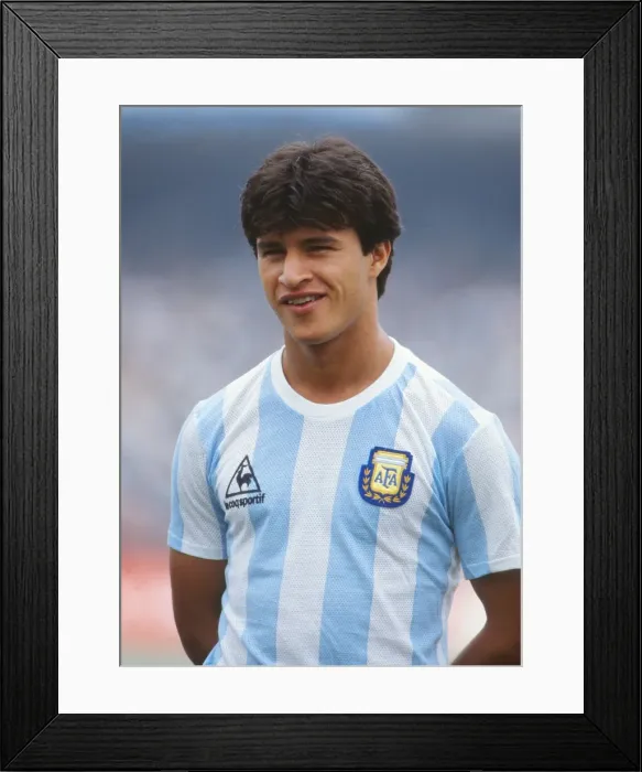 Framed Print : WC86 Grp A: Argentina 2 Bulgaria 0 Framed Print : WC86 Grp A: Argentina 2 Bulgaria 0