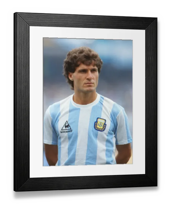 Framed Print : WC86 Grp A: Argentina 2 Bulgaria 0