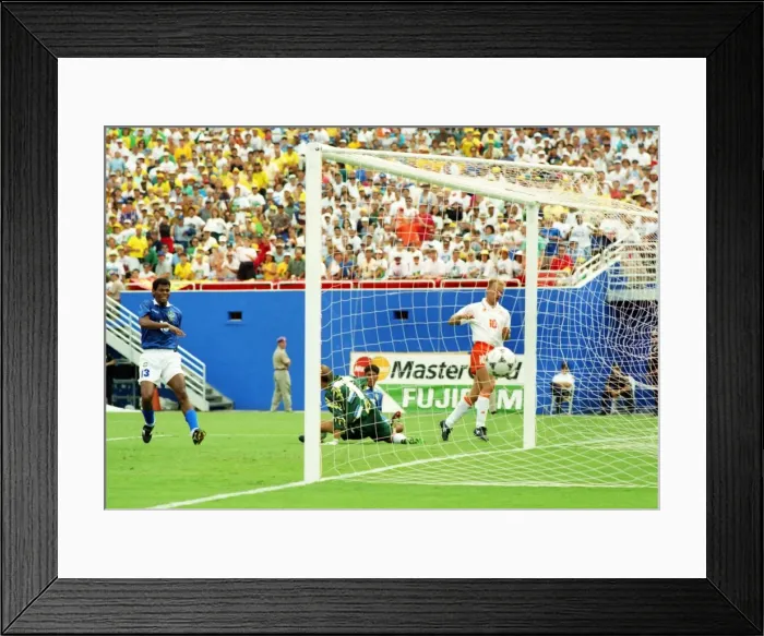 Framed Print : WC94 QF: Holland 2 Brazil 3 Framed Print : WC94 QF: Holland 2 Brazil 3