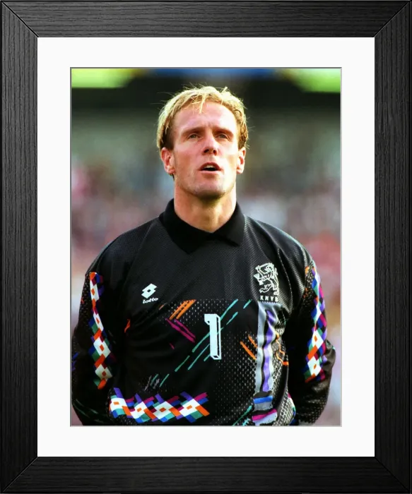 Framed Print : Euro92 SF: Denmark 2* Holland 2 [Den. win 5-4 pens]