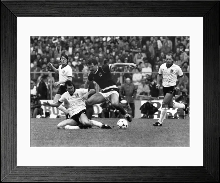 Framed Print : Rous Cup: Scotland 1 England 0