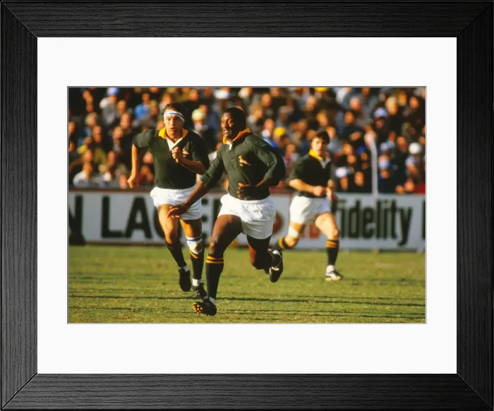 Framed Print : 1st Test: SA 33 England 15