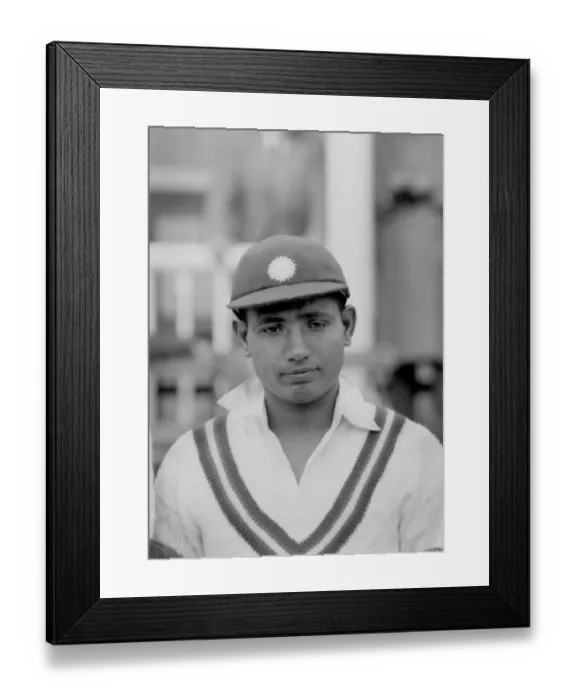 Framed Print : Lala Amarnath - 1936 All-India Tour of England Framed Print : Lala Amarnath - 1936 All-India Tour of England