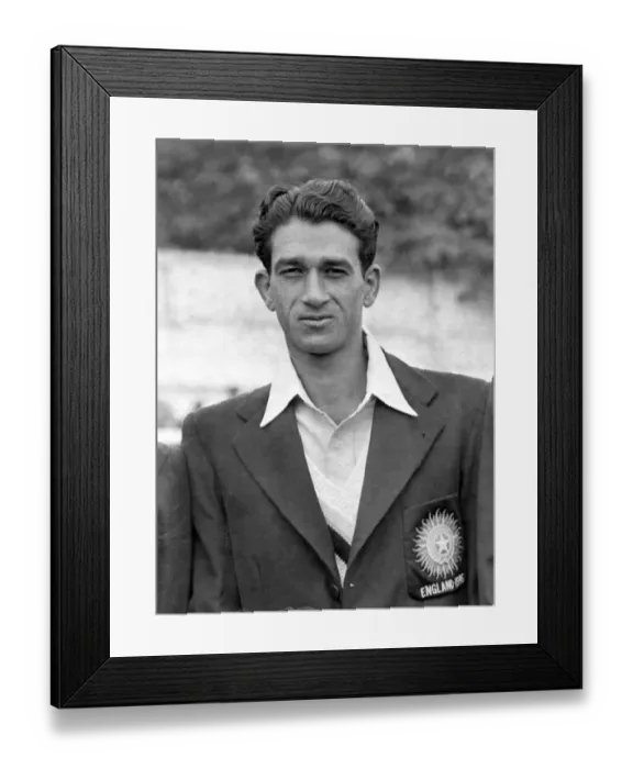 Framed Print : Abdul Hafeez - 1946 All-India Tour of England Framed Print : Abdul Hafeez - 1946 All-India Tour of England