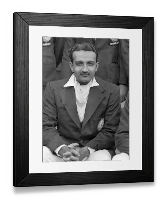 Framed Print : Vijay Merchant - 1946 All-India Tour of England Framed Print : Vijay Merchant - 1946 All-India Tour of England