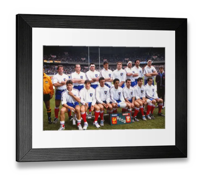 Framed Print : 5N1991: France 36 Wales 3 Framed Print : 5N1991: France 36 Wales 3