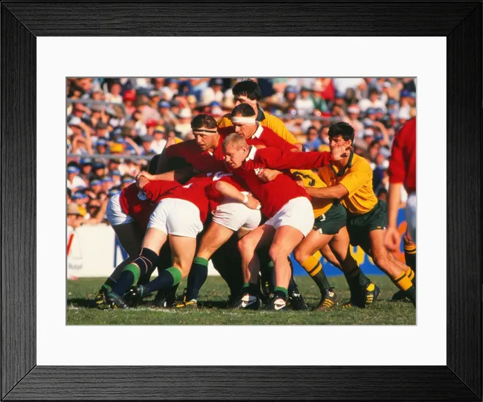Framed Print : 2nd Test: Australia 12 Lions 19
