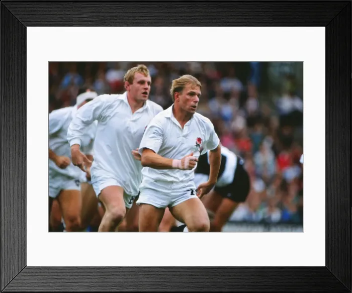 Framed Print : England 18 Barbarians 16