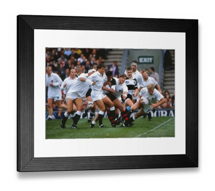 Framed Print : England 18 Barbarians 16 Framed Print : England 18 Barbarians 16