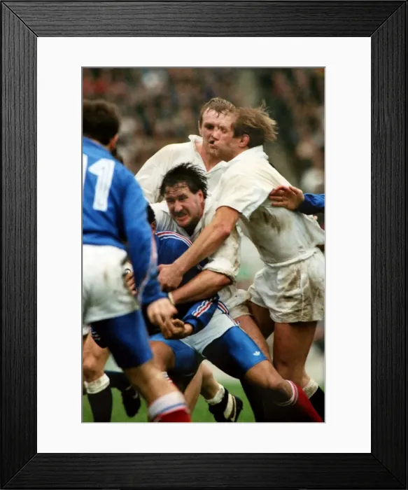 Framed Print : 5N 1991: England 21 France 19 Framed Print : 5N 1991: England 21 France 19