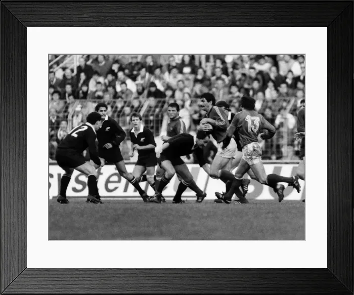 Framed Print : 2nd Test: France 16 NZ 3 Framed Print : 2nd Test: France 16 NZ 3