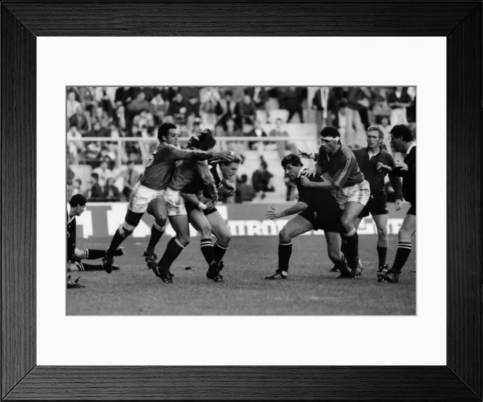Framed Print : 2nd Test: France 16 NZ 3