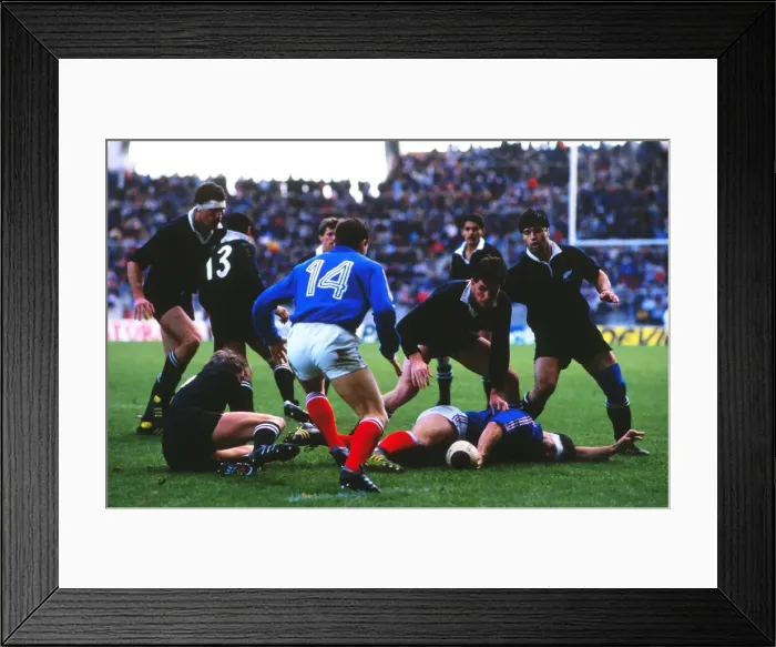 Framed Print : 2nd Test: France 16 NZ 3