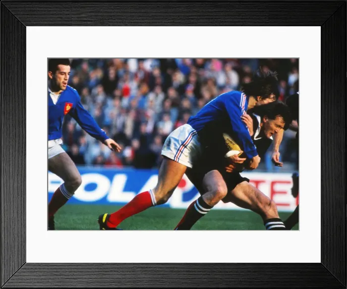 Framed Print : 2nd Test: France 16 NZ 3 Framed Print : 2nd Test: France 16 NZ 3