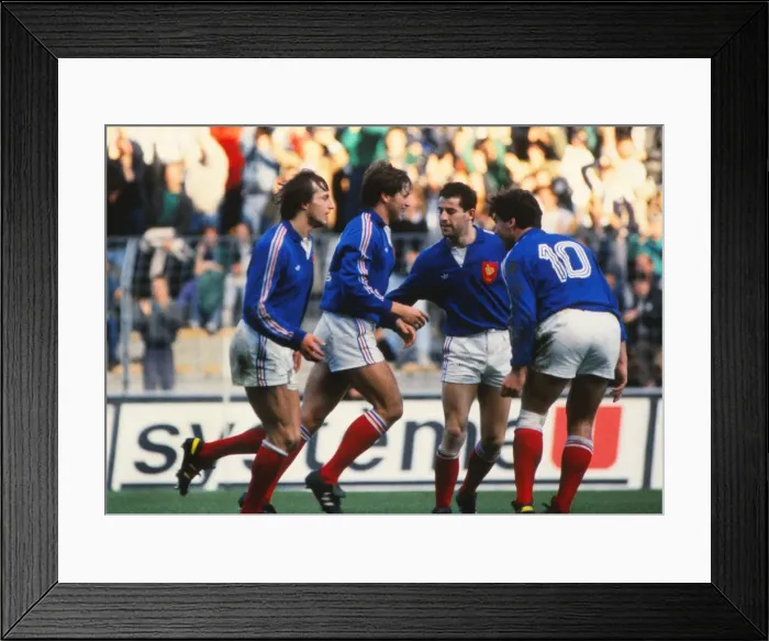 Framed Print : 2nd Test: France 16 NZ 3